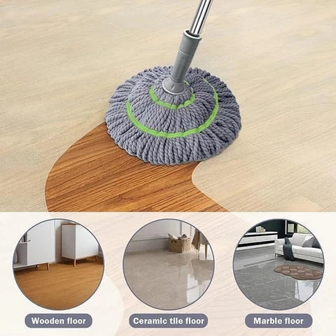 Self-twisting Water Rotating Mop