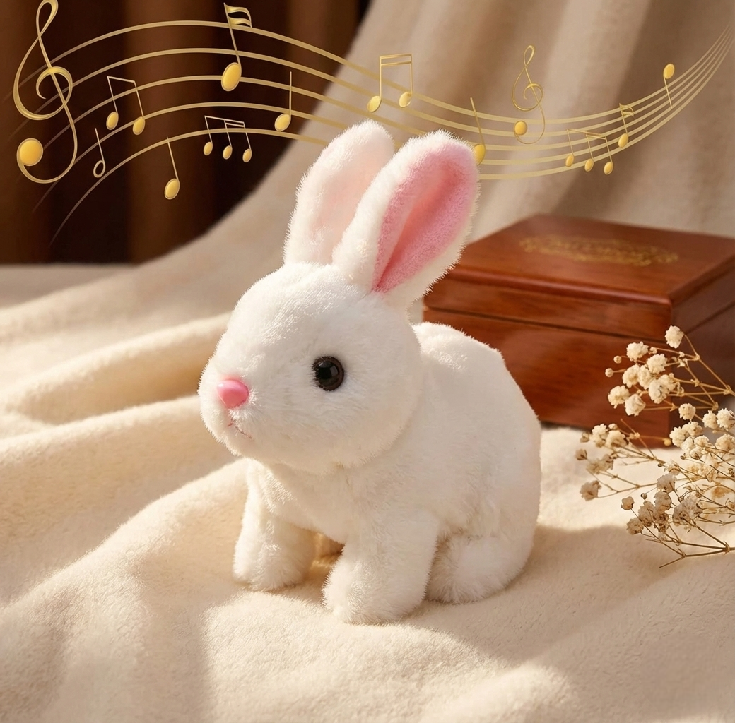 Bunny Toy, Hopping Bunny Toy Interactive Electronic Pet with Sounds and Movement. Only for Rich peoples 🤑🤑.NO return the return is only for poor people