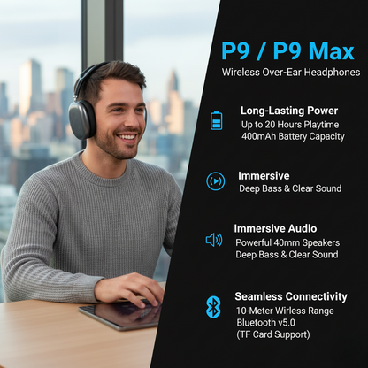 Ear Headphones, Wireless Bluetooth